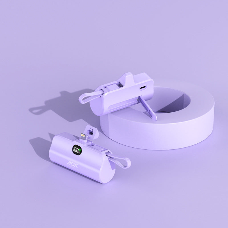 Three-in-one tail plug capsule power bank